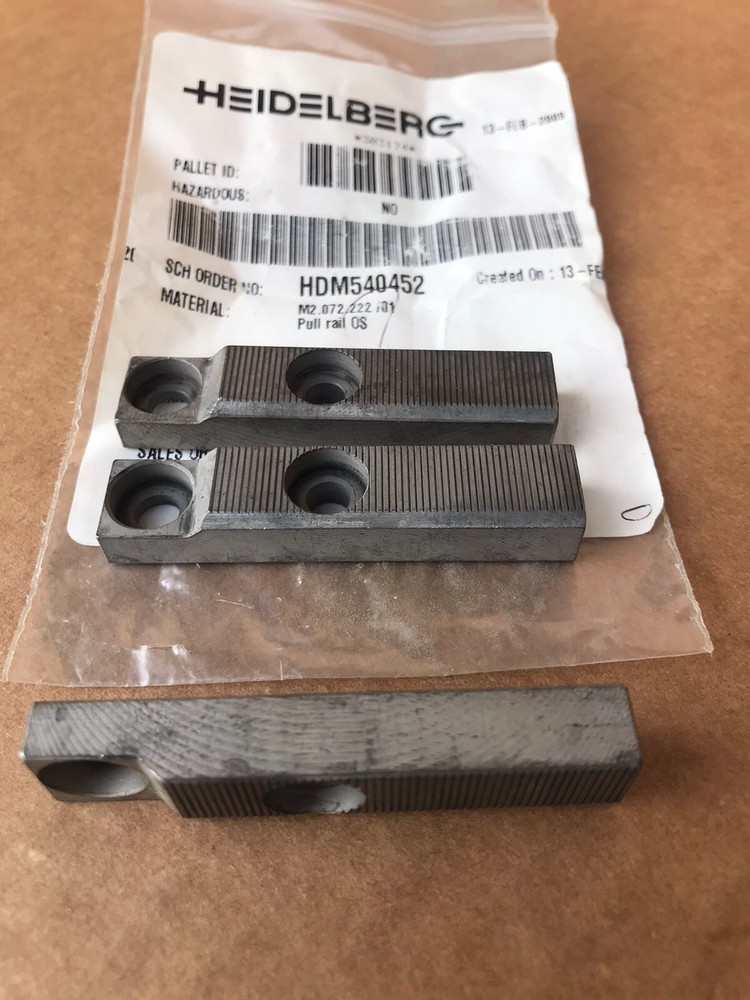 Original Heidelberg 74 Pull Rail DS M2.072.221/01 From Germany