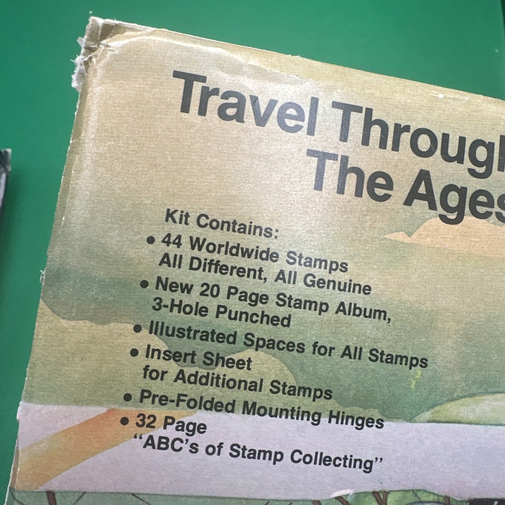 Travel Through the Ages Stamp Collecting Kit
