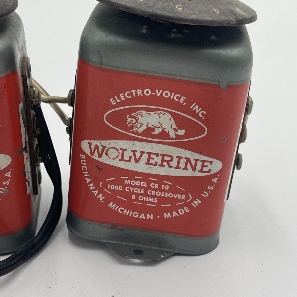2x Electrovoice EV wolverine crossover model CR-10