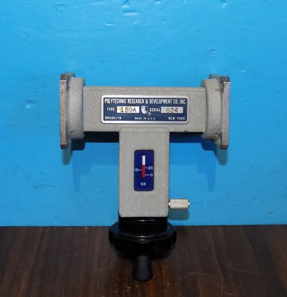 PRD Electronics 159-A Variable Attenuator 0-20dB 8.2-12.4GHz Free Shipping