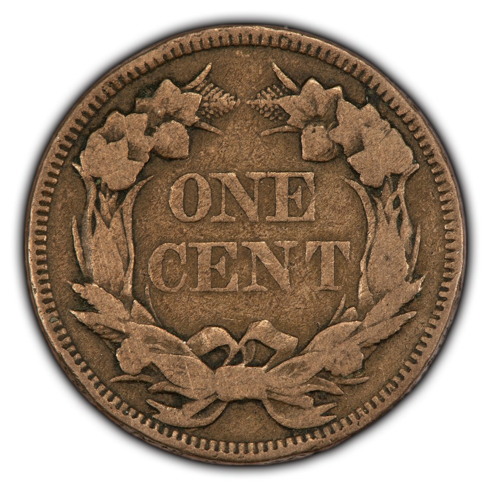 1857 1c Flying Eagle Small Cent - VF/XF - SKU-Y3768