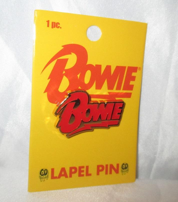 David Bowie Logo Lapel Pin Rock