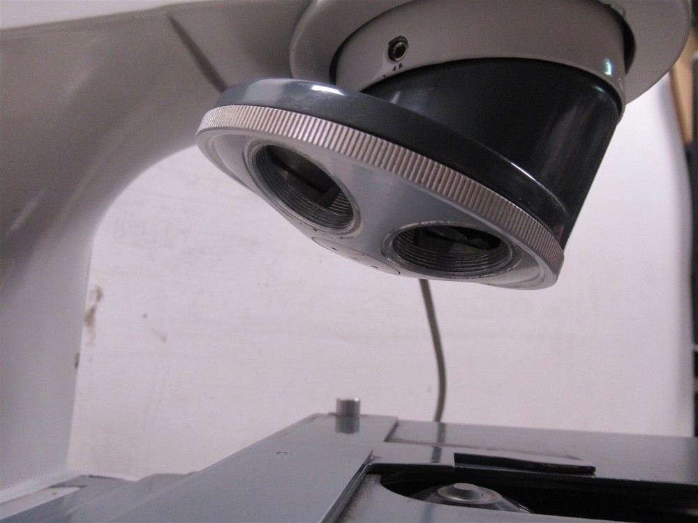 AO American Optical One-Ten Microstar Dual Head Binocular Laboratory Microscope