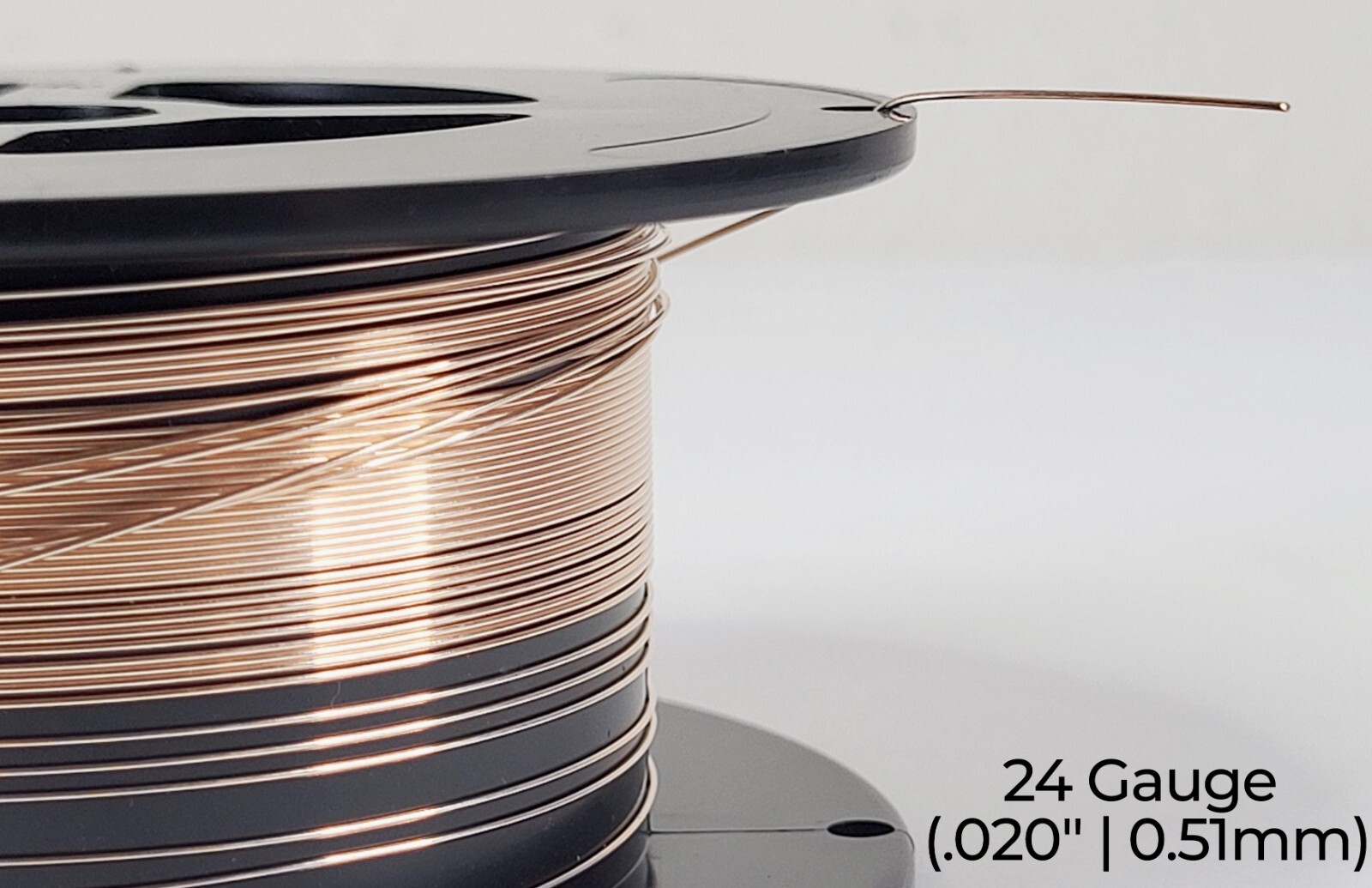 14/20 Rose Gold-Filled Wire | Round | Dead Soft | 10-30 Gauge | 1-10 ft | USA