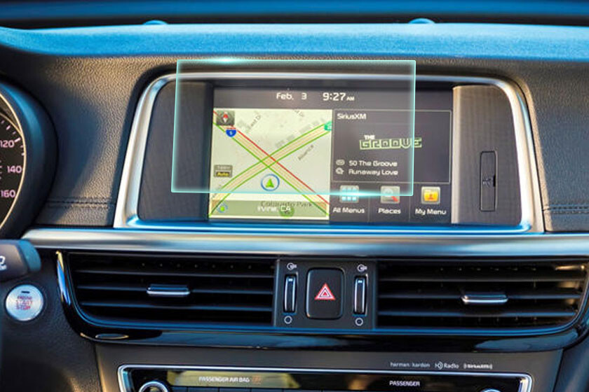 Crystal Clear Screen Protector for 2019 Kia Optima 8in Vehicle Navigation