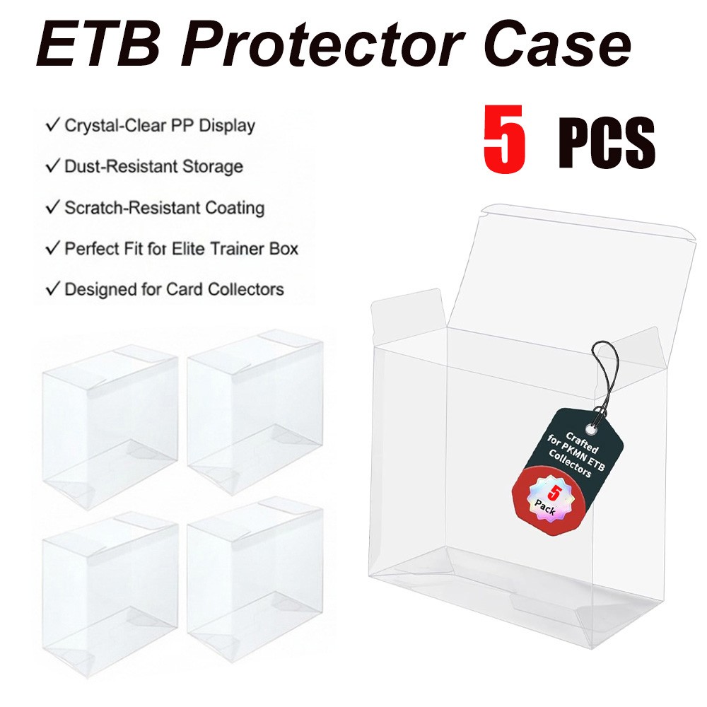 5-20 Pack ETB Protector Case Crafted for PKMN Elite Trainer Box Protector Cases