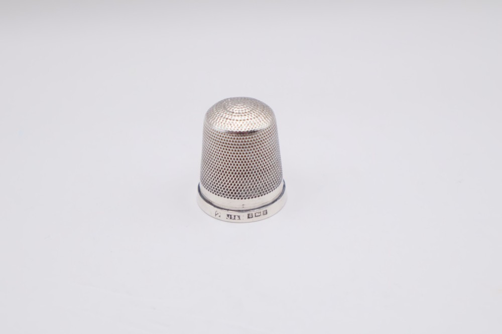 Vintage Sterling Silver Thimble Hallmarked Birmingham 1966