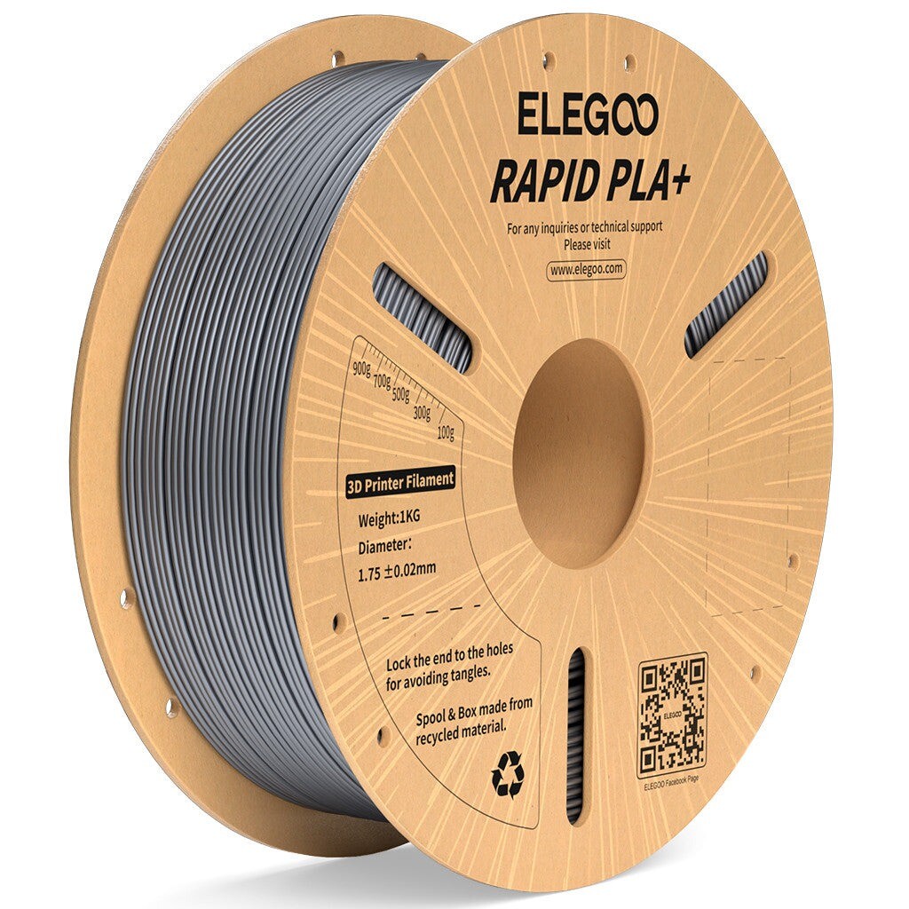 【Buy 6 Get 4 Free,Add 10】ELEGOO Rapid PLA+ 3D Printer Material Filament 1KG