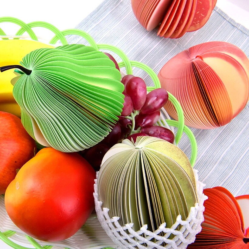 3D Cute Fruit Note Memo Pads Gift Set