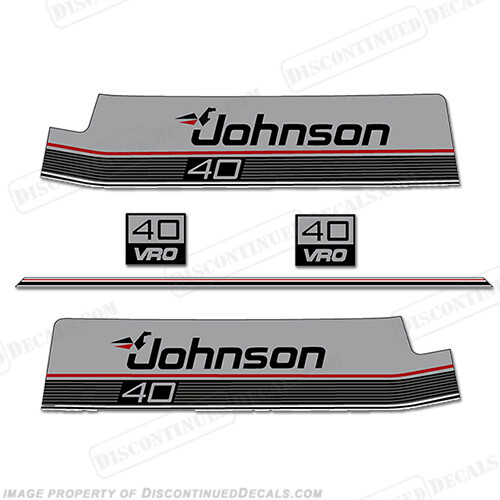 Fits  Johnson 1988 40hp VRO Decals