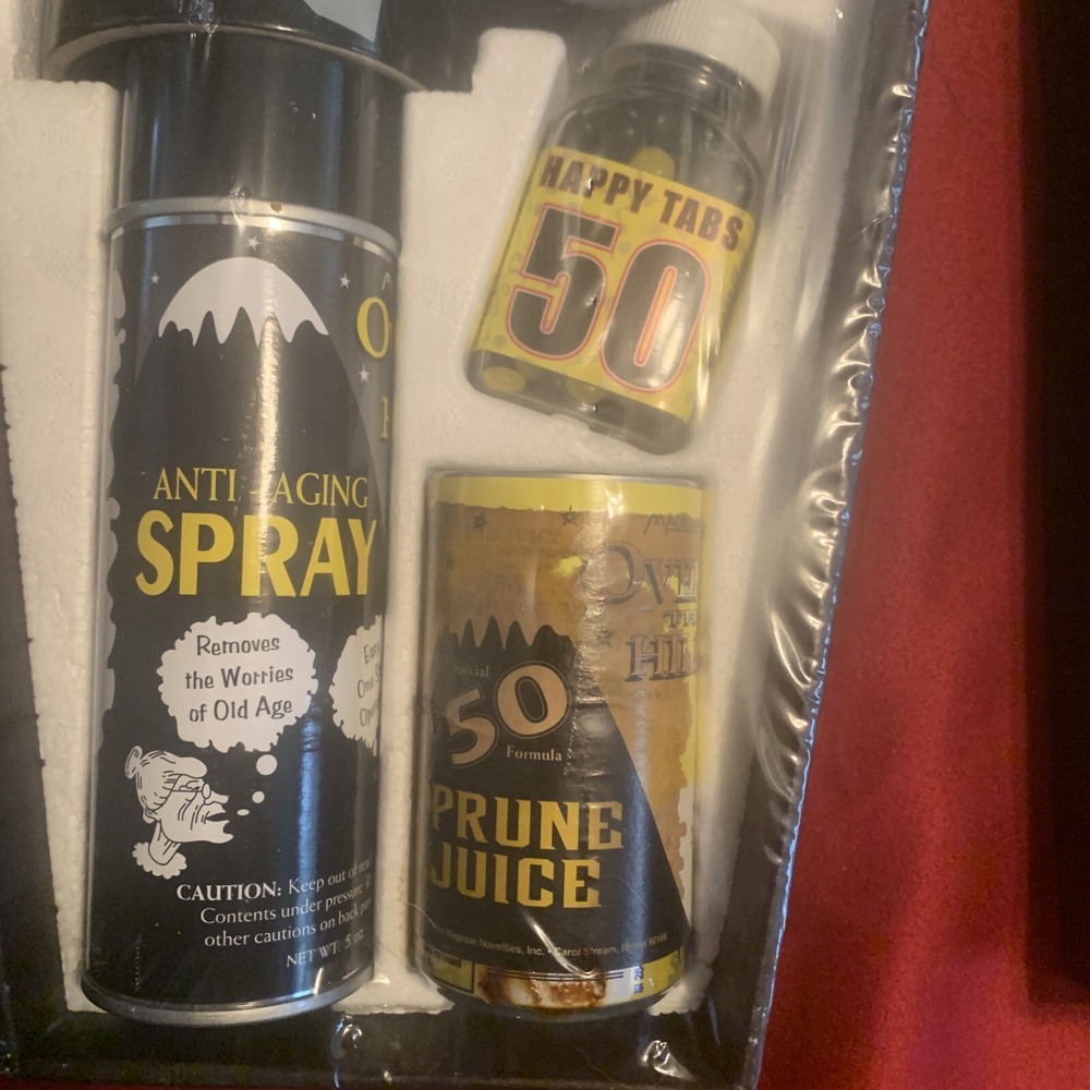 Over the Hill 50s coffin gift box