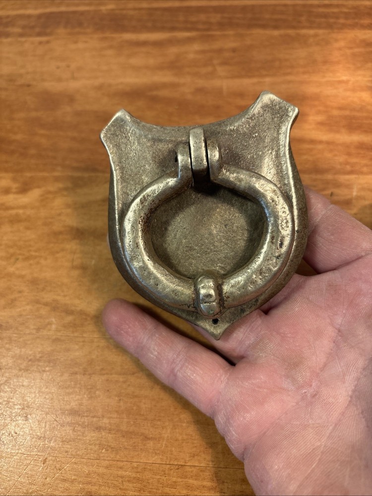 Vintage Victorian Brass Ring Door Knocker