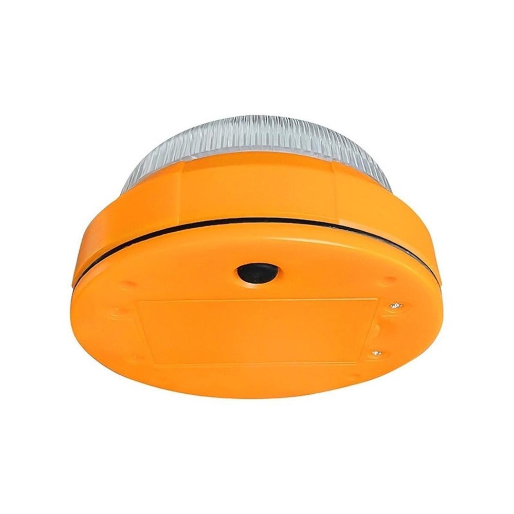 Emergency Warning Light Flashing Portable Sturdy Waterproof Compact with Base