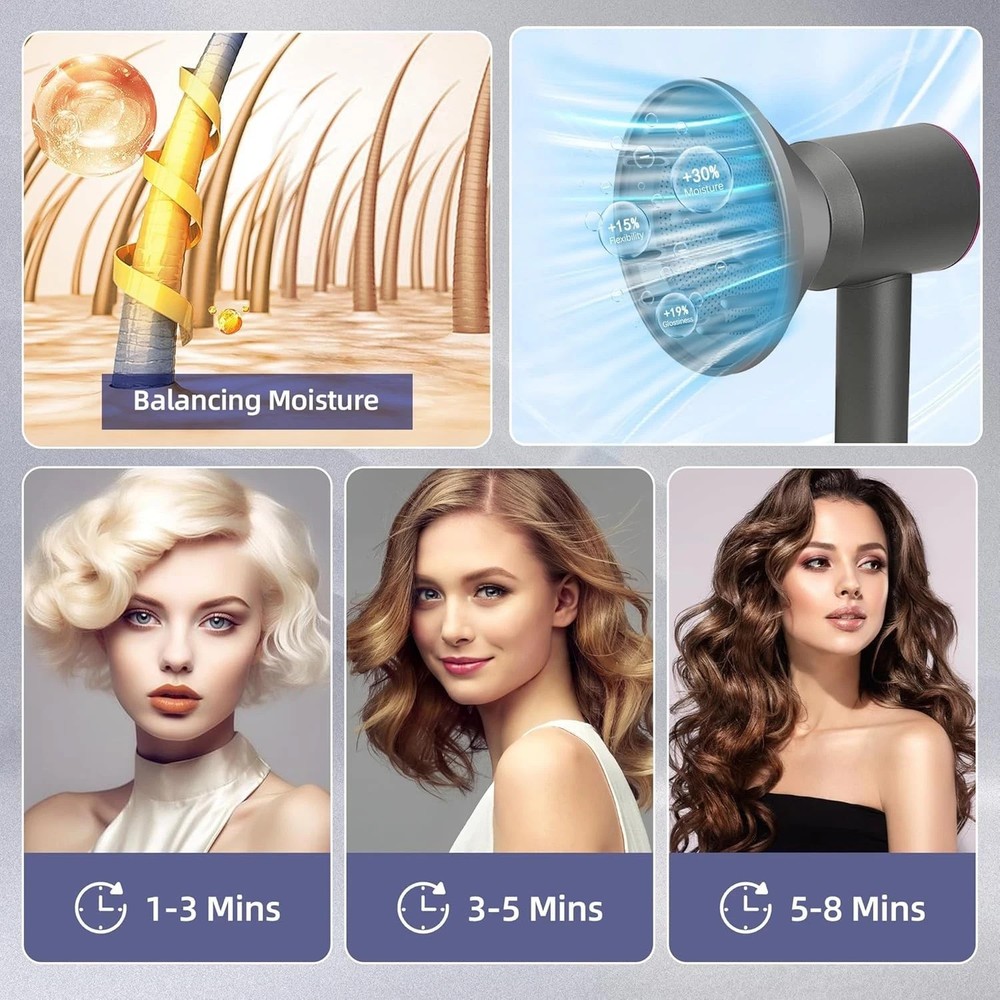 Genuine Supersonic Diffuser Attachment Hair Dryer Accessory Gray