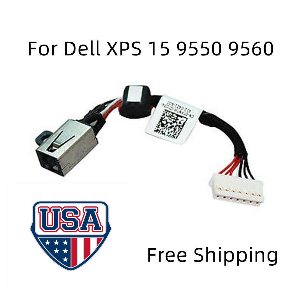 DC power jack charging port for Dell Precision 15 5510 5520 5530 5540 064TM0