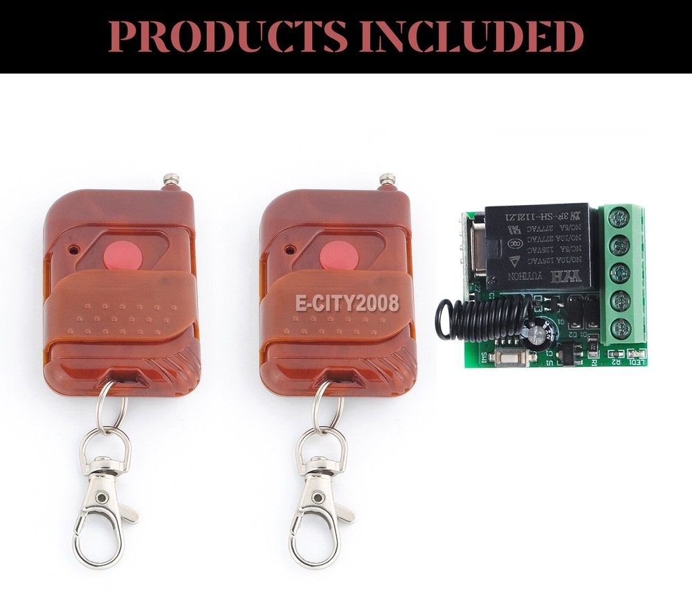 Door Access Control System Kit, 180KG Electric Magnetic Lock, 2 Remote Controls