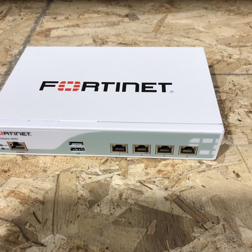 Fortinet FortiGate FG-80D Firewall Network Security Appliance ** no adapter **