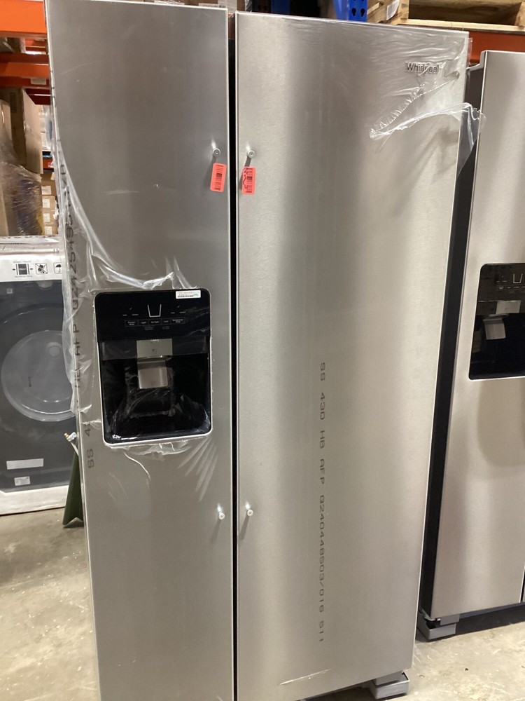 Whirlpool 21.4-cu ft Side-by-Side Refrigerator with Ice Maker