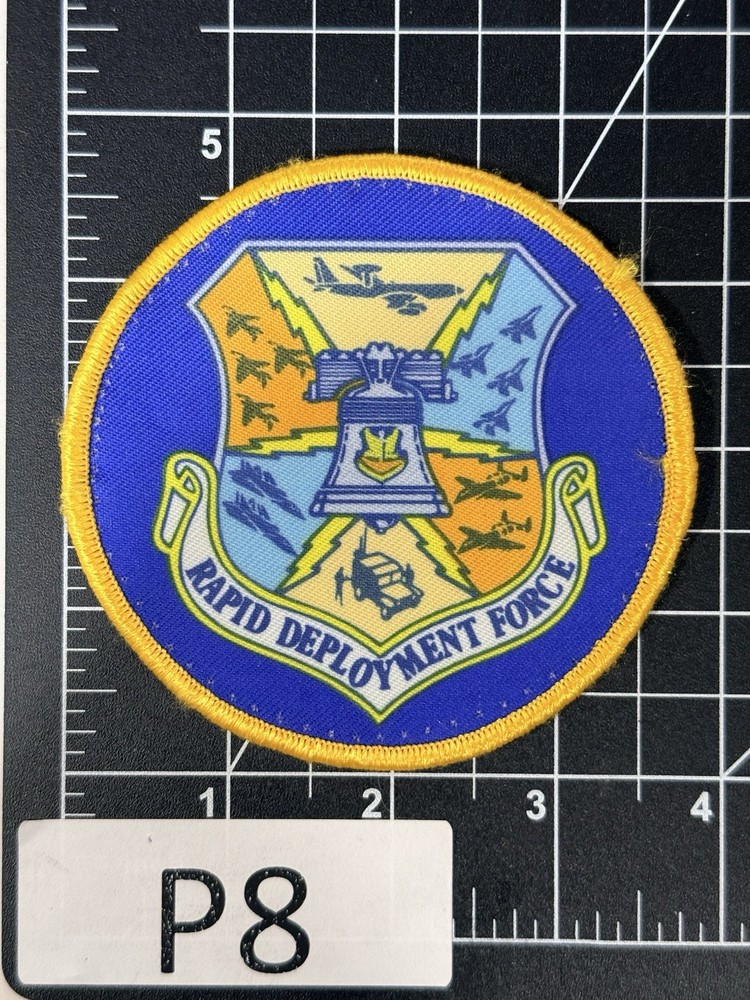 Original US Air Force USAF Rapid Deployment Force Full Color Military Patch