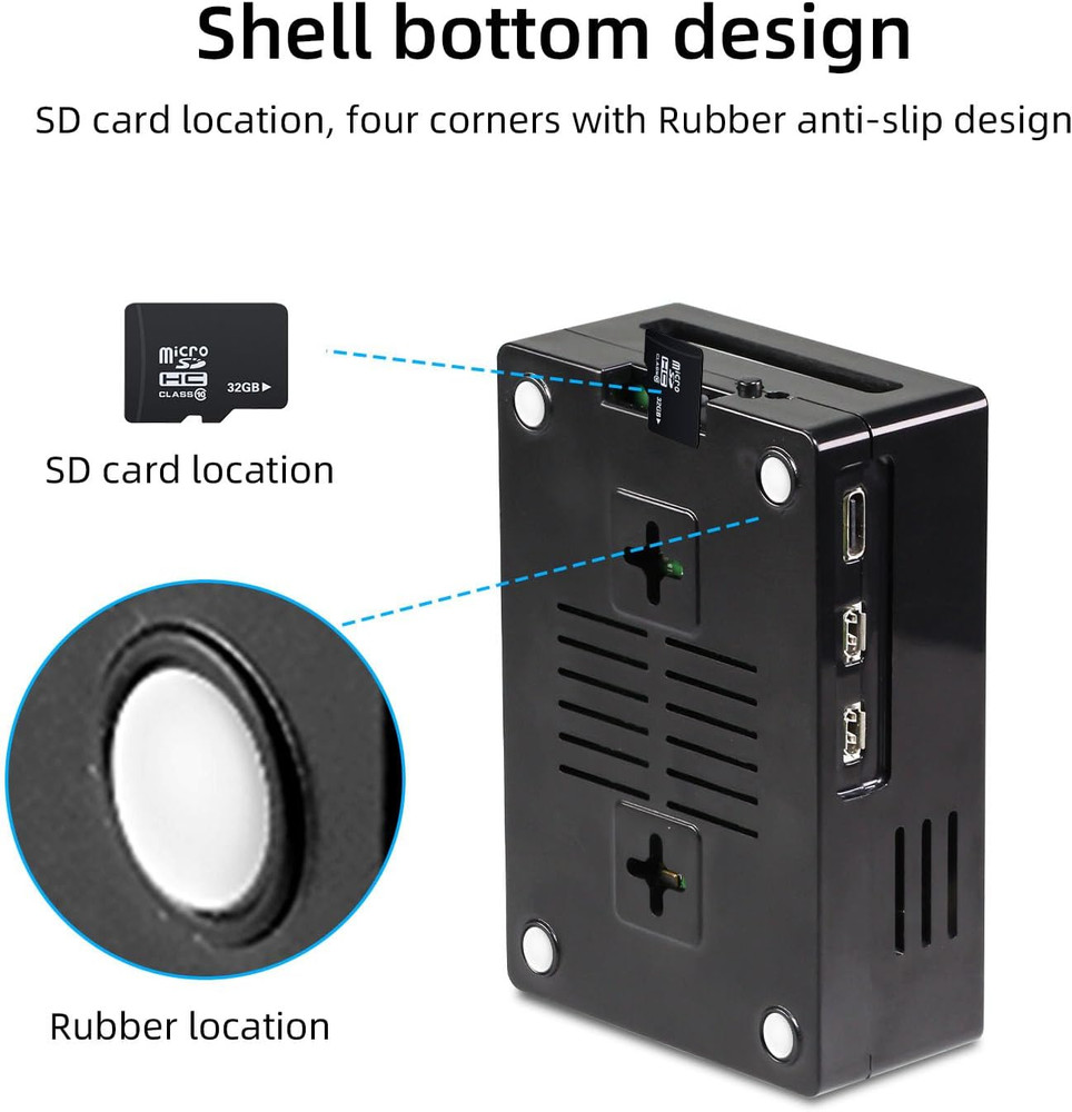 Raspberry Pi Display, 3.5 Inch Touchscreen with Raspberry Pi 5 Case, 480X320 TFT