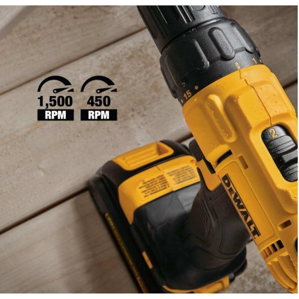 DEWALT DCK240C2 20V MAX Cordless Drill and Impact Driver, Power Tool Kit
