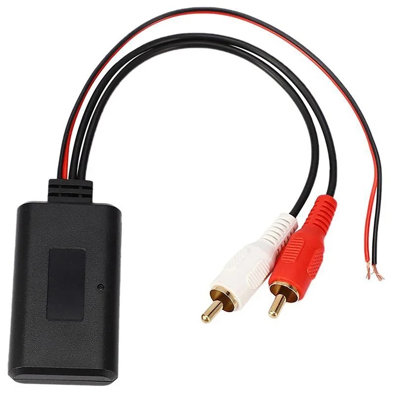 Car Audio Stereo Bluetooth AUX Receiver Module 2 RCA Interface Cable Adapter