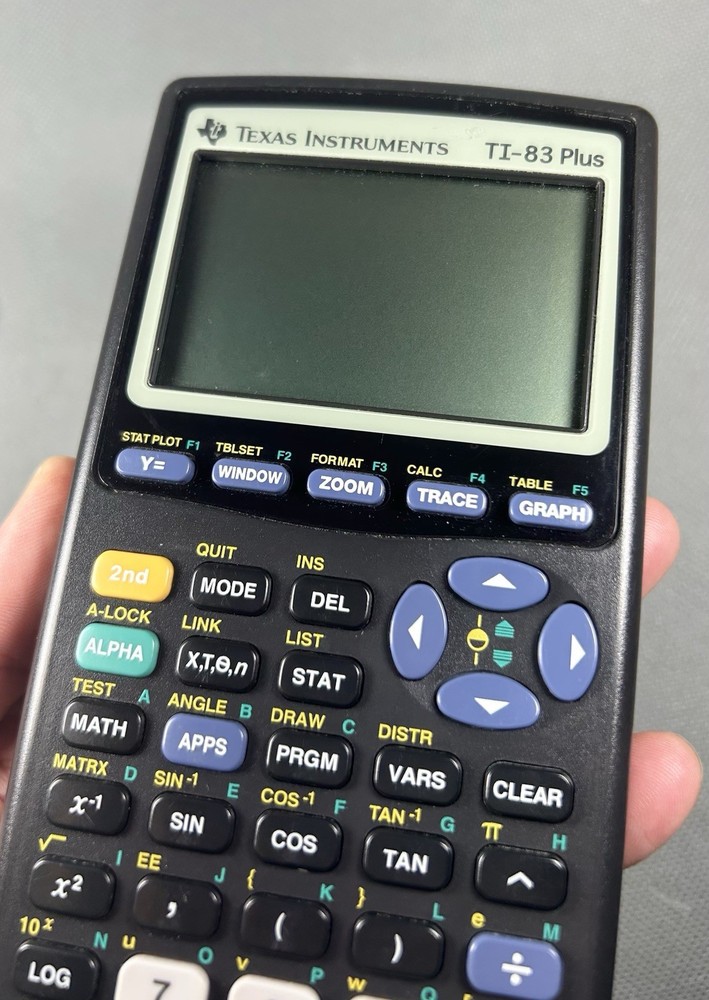 Texas Instruments TI-83 Plus Graphing Calculator Works Math School
