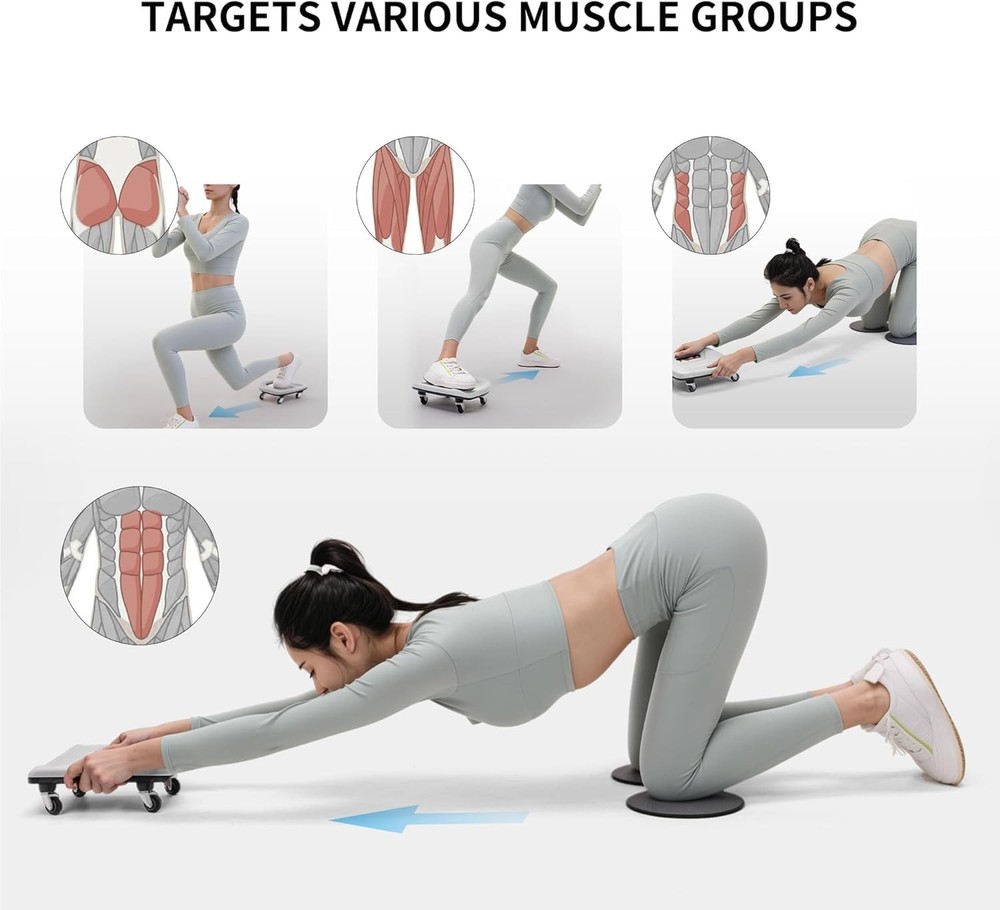 PROIRON Ab Roller with Knee Pads for Abs Workout, Multifunctional Ab Roller Whee