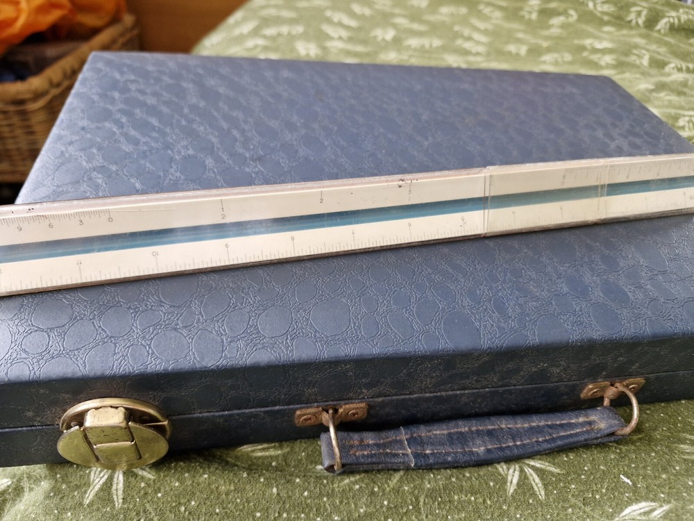 Vintage Dietzgen Plastic Triangular Scale ,made In GERMANY.