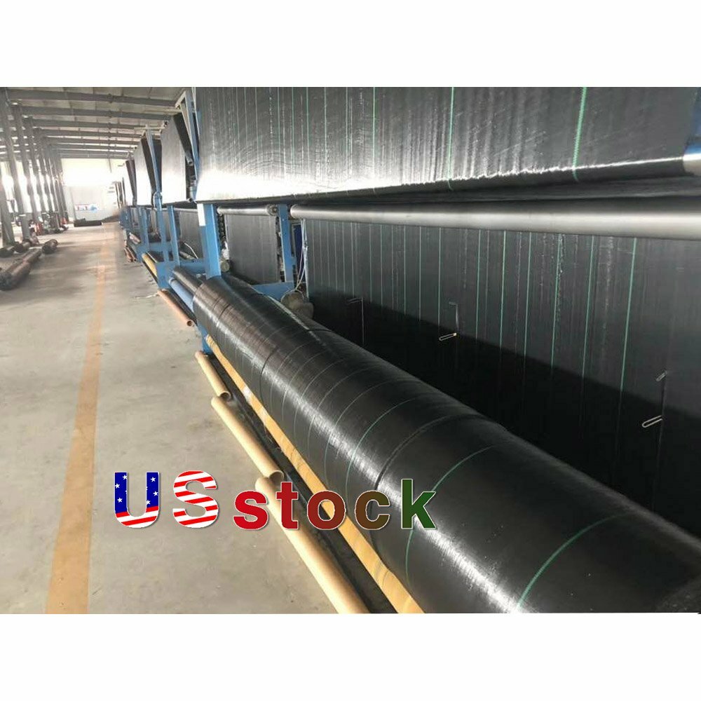 Heavy Duty Weed Barrier Fabric Woven Earthmat Ground Cover Landscape 3.2 OUNCE