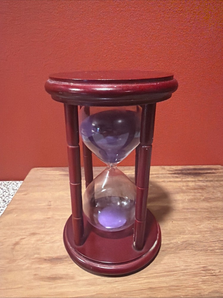 Hourglass Timer Purple Sand SH3