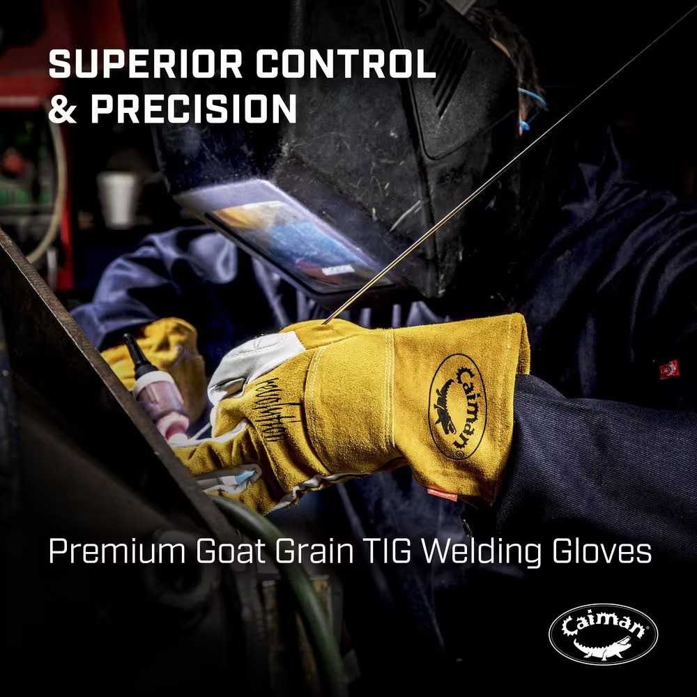 X-Large Premium Goat Grain Tig/Multi-Task Welder'S Glove with Split Cowhide Back
