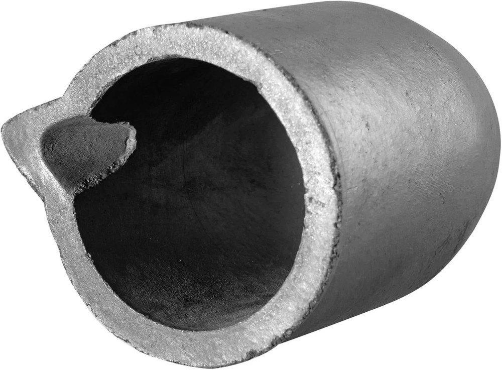 6kg Graphite Crucible Featuring Pour Spout for Efficient Metal Refining