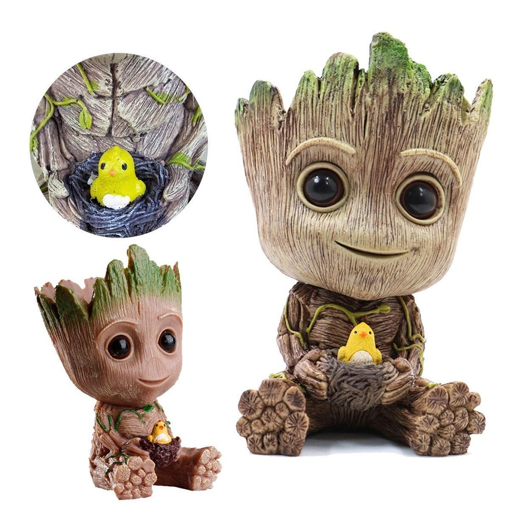 TEEMO Aquarium Groot Air Bubbler Decorations, Medium, Medium