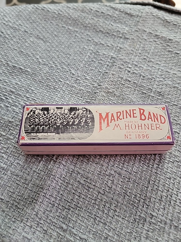 Hohner Marine Band Harmonica No. 1896   Key  B
