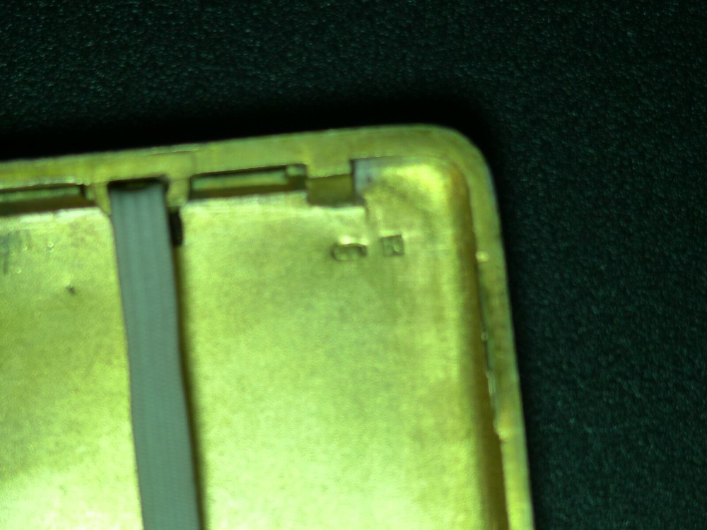A Russian .84 Silver Cigarette Case.