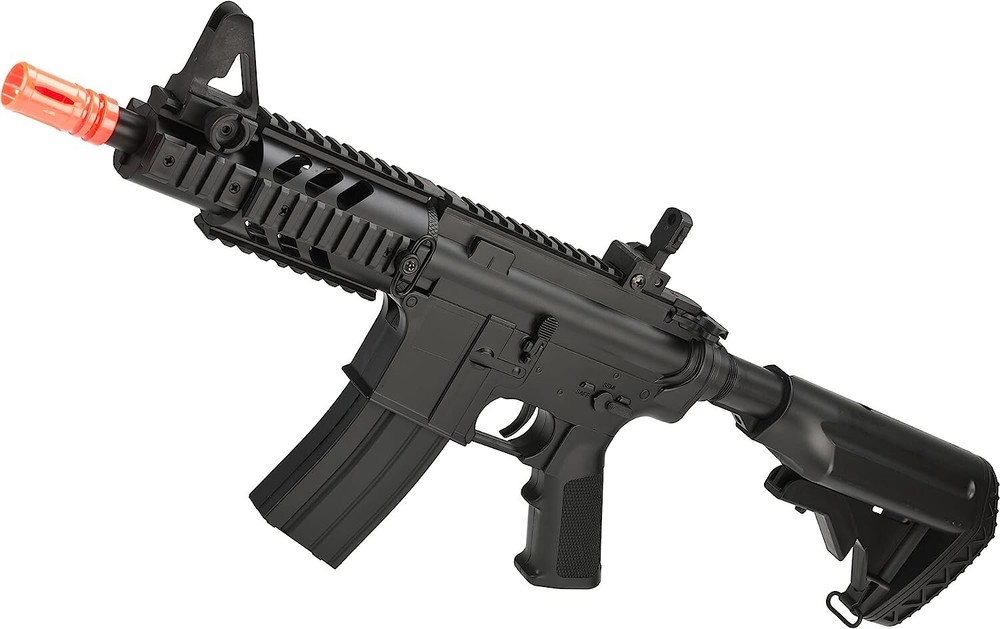 300 FPS Electric Airsoft Rifle M16/M4 Style Flash Light Version CQB 61