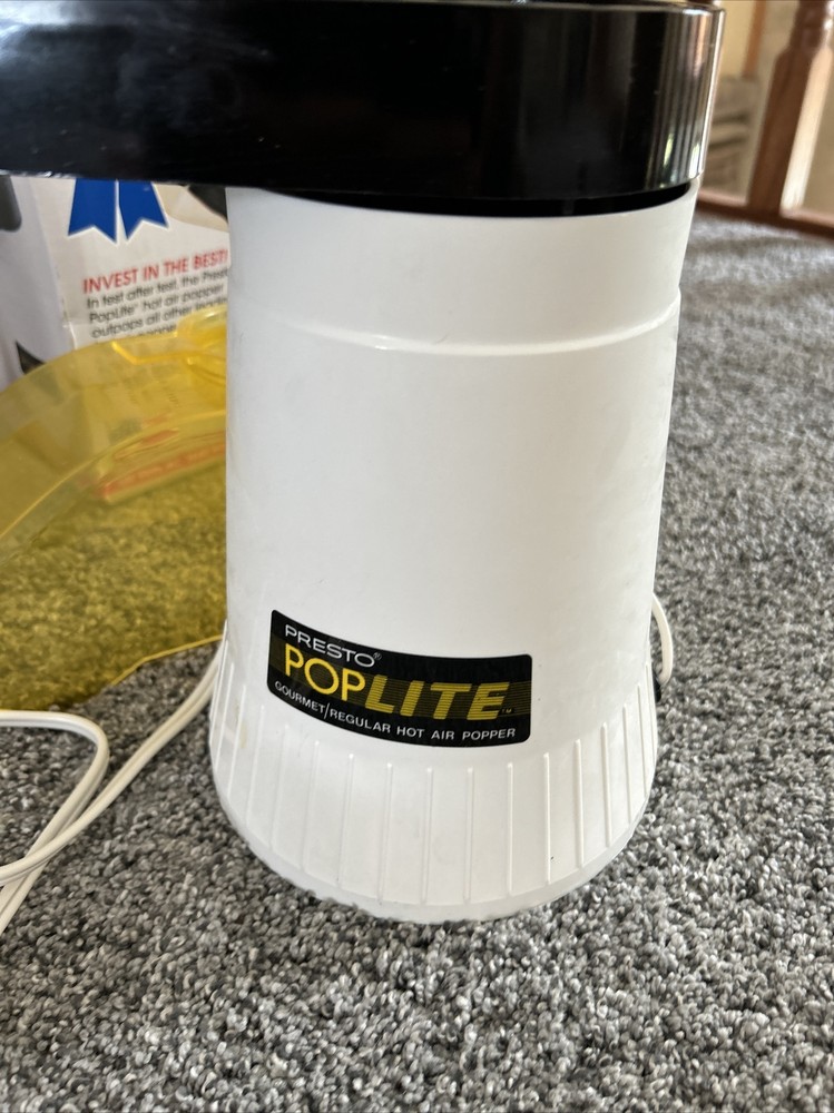 PopLite Hot Air Corn Popper Vintage Popcorn Maker