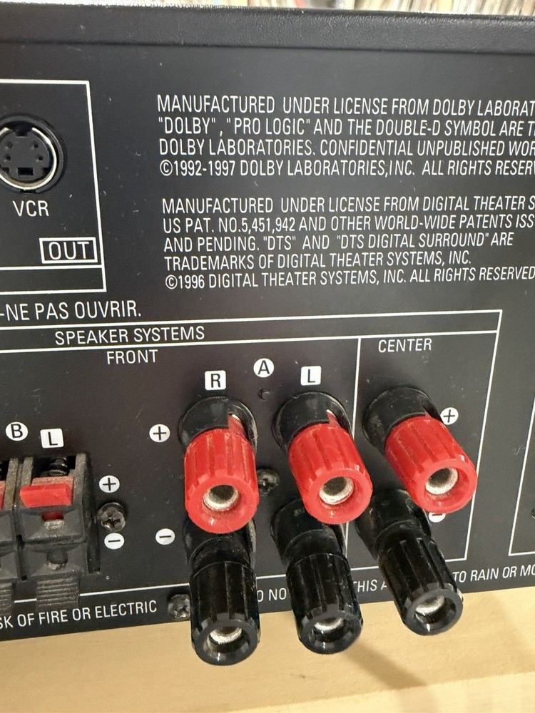 Denon AVR-1601 Precision Surround Sound Receiver With Remote Control Bundle