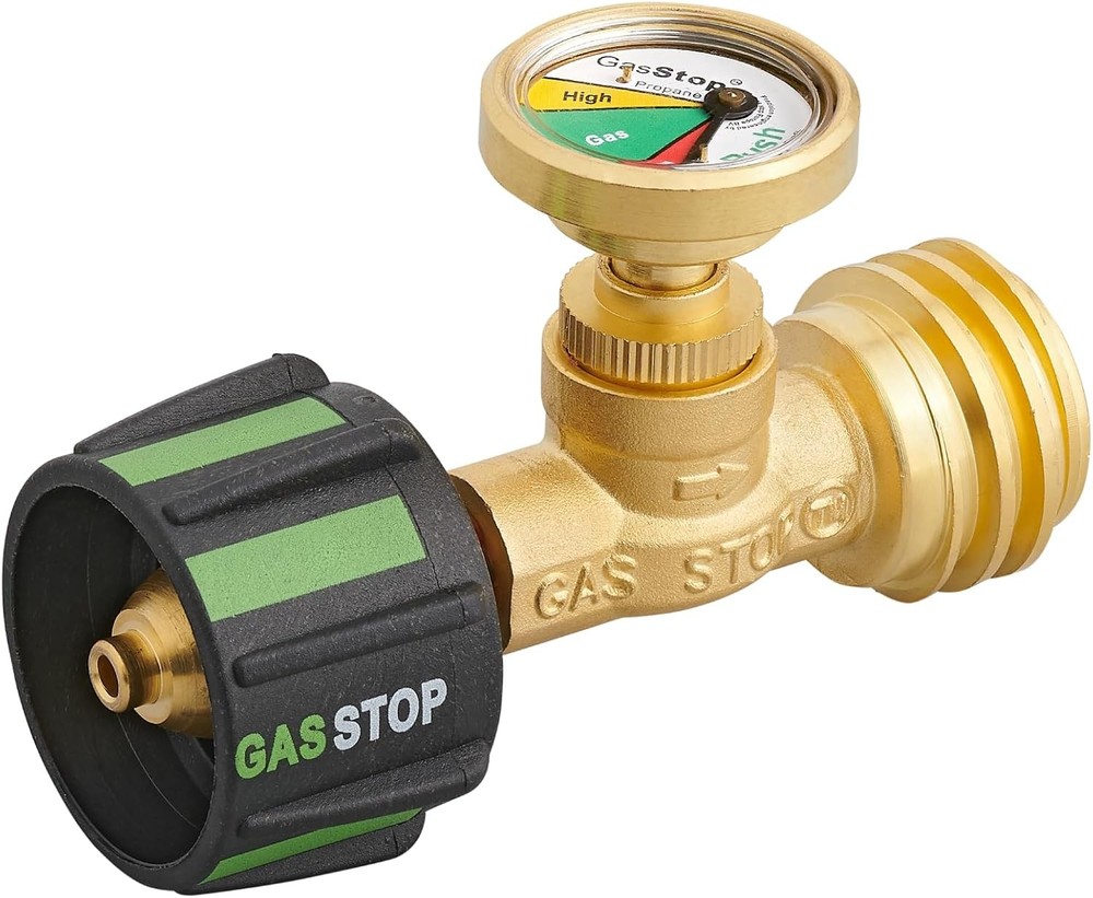Propane Tank Pressure Gauge with Leak Detection and Emergency Shut-off Function