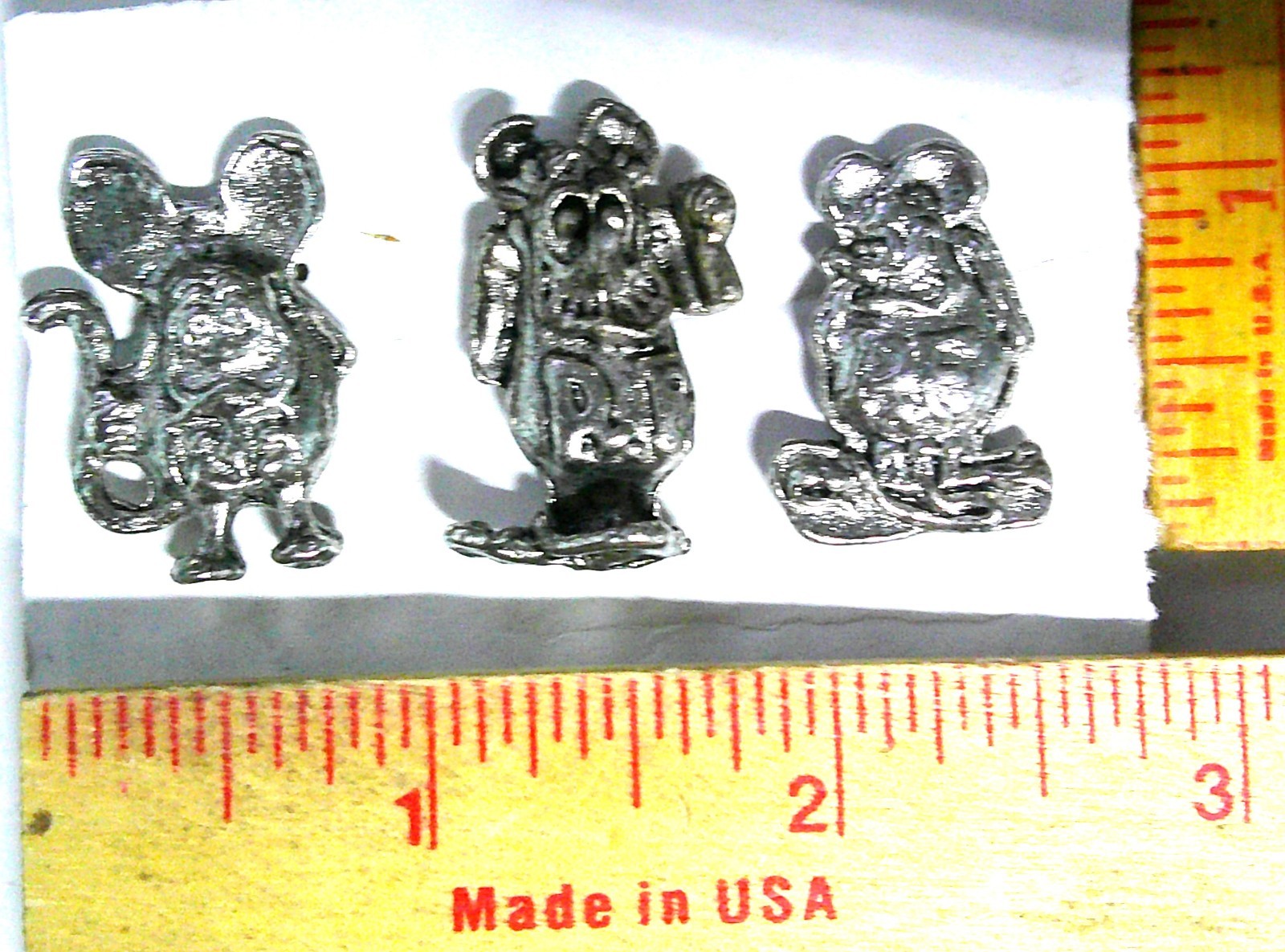 3 Rat Fink pin collectible vintage Roth garage pinback old hotrod memorabilia