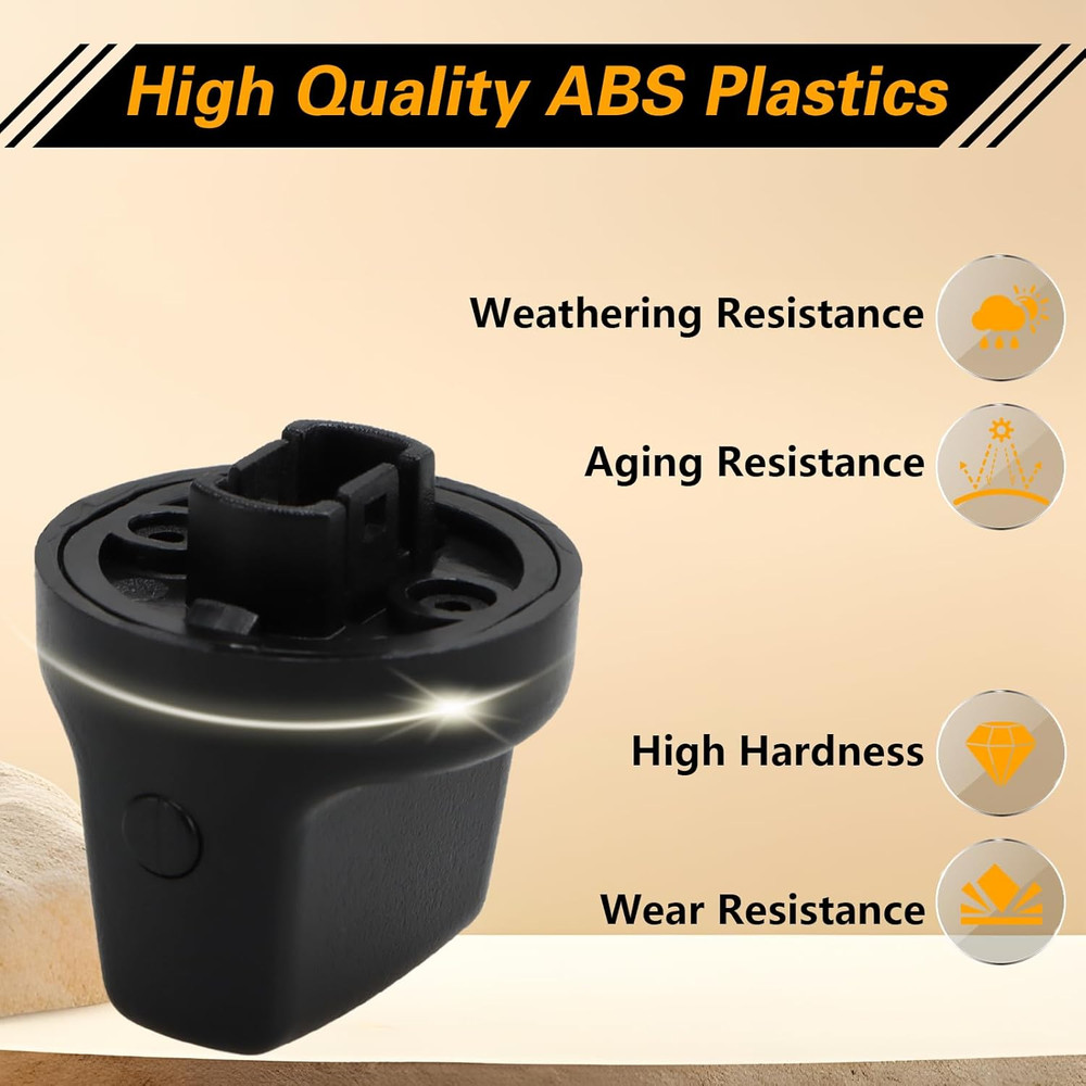 Ignition Key Knob Compatible with Mazda CX-9 MX-5 Miata, Inner & Outer Push Turn