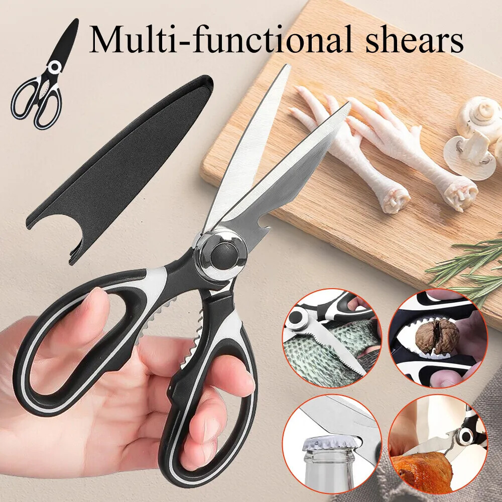 Multi -functional Kitchen Shears Heavy Duty Scissors for Meat Fish Chicken Bones