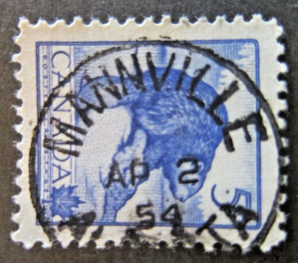 Canada #336 CDS Cancel Mannville, AB {ebhs111}