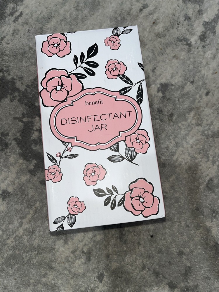 Benefit Makeup Disinfectant Jar Glass