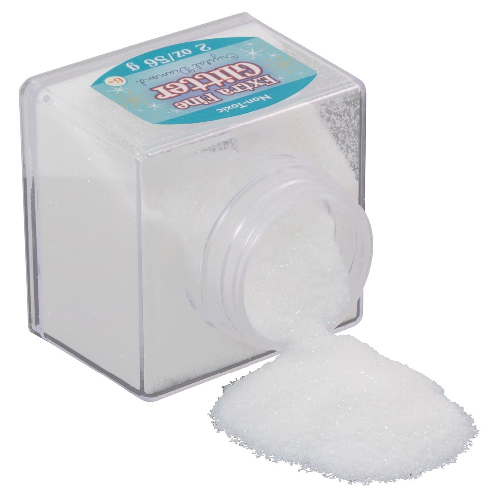 Extra Fine Glitter 2oz Crystal