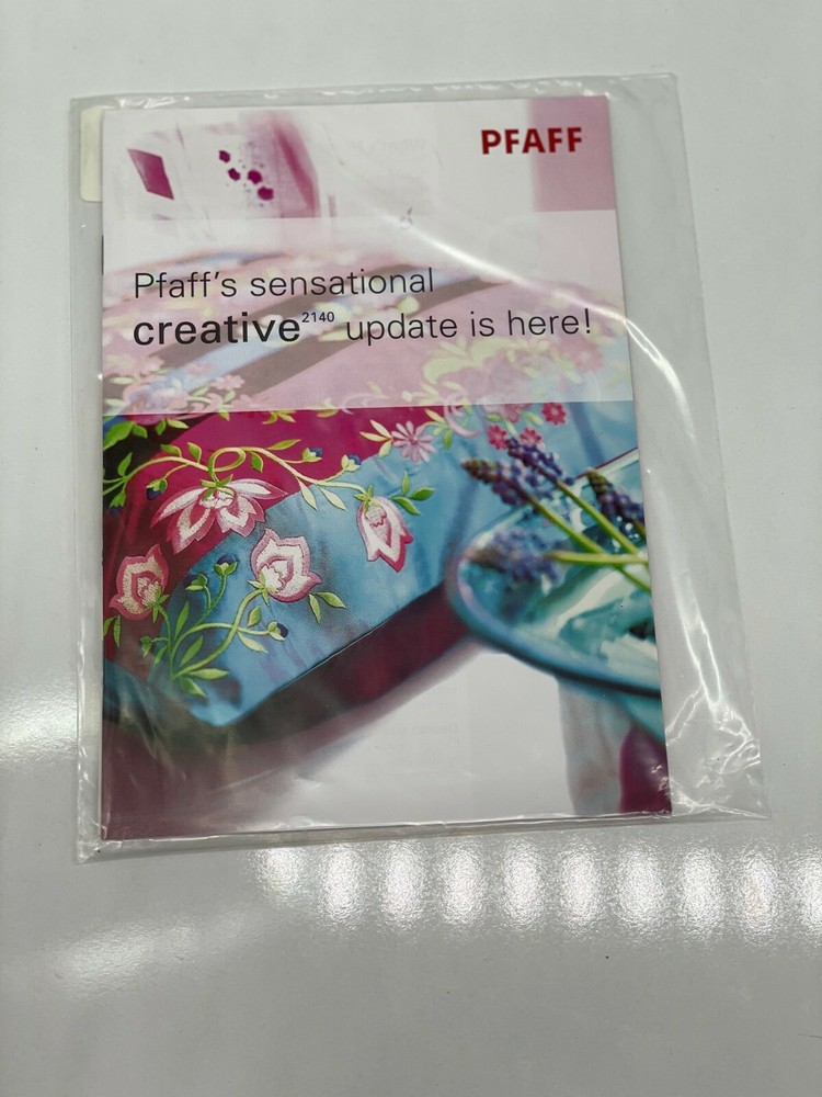 Pfaff Sensational Creative 2140 update Paper Work Cd Rom 412-7929-01