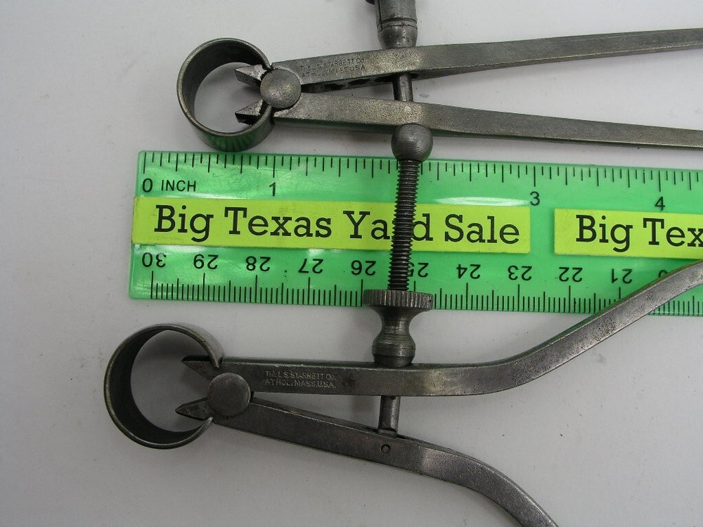5" Leg Starrett Inside and Outside Bow Caliper Set