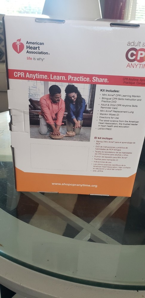 Adult And Child CPR ANYTIME.