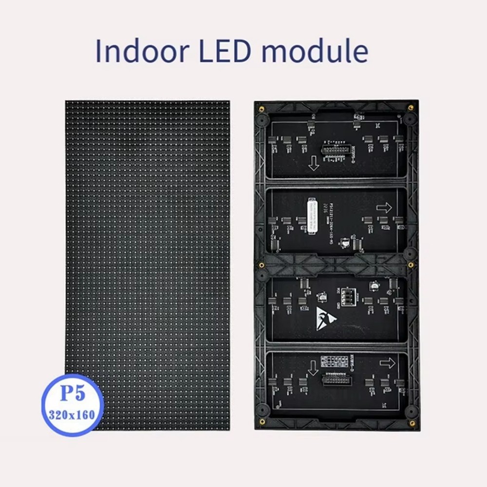 4 Pack P5 Indoor LED Screen, 64X32 LED Display Module, 12344